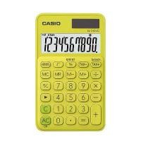 ราคา Casio Calculator เครื่องคิดเลข คาสิโอ รุ่น SL-310UC-YG แบบสีสัน ขนาดพกพา 10 หลัก สีเขียวมะนาว (1730855703332227721)