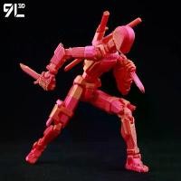 ราคา (ประกอบเสร็จสมบูรณ์) T13 Action Figure Set,Dummy 13 Robot Action Figure, Lucky 13 Collectible Action Figure Articulated (1734538094583121659)