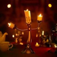 ราคา Beauty And The Beast Toys Anime Figure Night Lights Candlesticks Cogsworth Clock Ornaments Collectible Model Gift jewelry box (1734942174768563257)