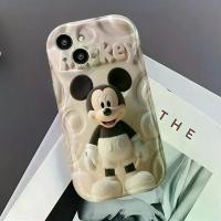 ราคา Disney Cute Mickey Plush Toy Phone Case, suitable for iPhone 16/15/14/13/12/11/XS/XR/X Plus Pro Max, smart phone case, playful style, fun accessory, soft case, plush material, th (1734809625435079786)