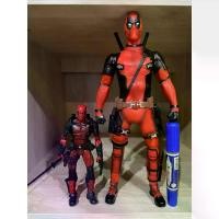 ราคา Collectibleพร้อมส่ง โมเดลเดดพูล Deadpool มือ 1 ขยับได้ทุกส่วน หัว แขน ขา งอแขน ขา ได้พร้อมหัวเปลี่ยน มี ดาบ งานสวยงานดี มีไฟ สินค้าร้อน、 สะสมที่นิยม、 (1733501085367043821)