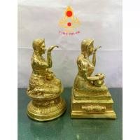 ราคา พระปทม ไทยพุทธศาสนา นางกวักค้าขาย นางกวักทองเหลือง แม่นางกวักเรียกทรัพย์ เนื้อทองเหลืองแท้ งานขัดเงา ขนาด 5" meditation สมรส (1734456676644979771)