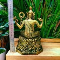 ราคา พระปทม ไทยพุทธศาสนา ปู่ฤาษีนารายณ์สี่กร ฤาษีอวตารหลวงปู่นอง สีทองเก่า ขนาดงานหน้าตัก 5 นิ้ว สูง 23 cm วัสดุทำจากเนื้อเรซิ่นอย่างดี ช่วยเสริมด้านโชคลาภ สมรส meditation (1734324731736262509)