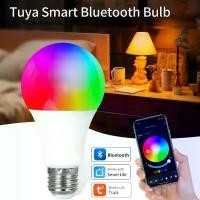 ราคา 【สินค้าขายดี หลอด GU10】หลอดไฟอัจฉริยะ Tuya บลูทูธ 220V E27 กำลังไฟ 9W/15W/18W เปลี่ยนสีได้ หลอดไฟ LED RGB ควบคุมผ่านแอป Smart Life พร้อมฟังก์ชันตั้งเวลา (1734974650920568646)