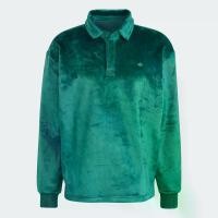 ราคา adidas ไลฟ์สไตล์ เสื้อโปโลแขนยาว Premium Essentials+ Velvet ผู้ชาย สีเขียว II5757 (1731898031701460755)
