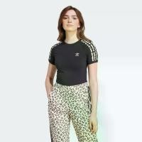 ราคา adidas ไลฟ์สไตล์ เสื้อยืด 3-Stripes ลายเสือ ผู้หญิง สีดำ IW8478 (1733417961570862867)