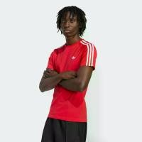 ราคา adidas ไลฟ์สไตล์ เสื้อยืดรัดรูป adidas Originals Adicolor Trefoil ผู้ชาย สีแดง JX1545 (1731300368774694675)