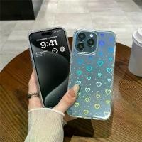 ราคา เหมาะสำหรับ Google 9, Apple iPhone 16, เคสโทรศัพท์ Samsung S25U, SE4 ลายหินอ่อน A55 สีเลเซอร์รูปหัวใจที่แวววาว (1734932290263091027)