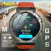 ราคา สมาร์ทวอทช์ทหาร GPS, T-Rex 3, สำหรับ Xiaomi และ Samsung, กันน้ำได้ 10ATM, หน้าจอ AMOLED, GNSS แบบคู่, กีฬา HD, นาฬิกาโทร, เข้ากันได้กับ Xiaomi และ Samsung (1731910996521813696)