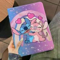 ราคา 【Crystal】 Cute Stitch Tablet Case For Samsung Galaxy Tab S6 Lite S7 S8 S9 Plus S10 FE A7 10.4 A8 10.5 A9+ 11 Prevent Bending Cover Gifts (1734850671032632744)
