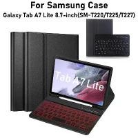 ราคา เคสแท็บเล็ตดีไซน์หรูสำหรับ Samsung Galaxy Tab A7 Lite ขนาด 8.7 นิ้ว เคสคีย์บอร์ดสำหรับ Samsung Galaxy Tab A7 Lite ขนาด 8.7 นิ้ว รุ่น SM T220/T225/T227 (1734717935473820993)