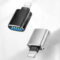 ราคา OTG Adapter for Mobile Phone USB 3.0 to Lightning USB Flash Drive Converter Compatible with Apple iPhone (1733489730691172126)