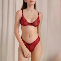 ราคา Christmas Edition Lace Lingerie Set - ชุดชั้นในลูกไม้แดง สีแดง แฟนซีคริสต์มาส เก็บทรงสวย พร้อมกางเกงในเข้าชุด (1735210519959603092)
