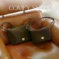 ราคา COMFY SUEDE หนังกลับ Hobo Bag กระเป๋าสะพายหนังวัวแท้ หนังกลับ (1735471046261244968)