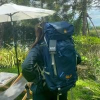 ราคา Travel Bag Backpack 50L Bag Men's Bag Travel Bag Women's Bag Jack Wolfskin (1735365933771884127)