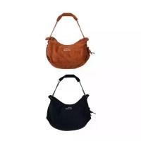 ราคา Classy Club - กระเป๋า หนังกลับ รุ่น friends Suede Hobo Shoulder Bag - Classy Friends Furreal Col. (1735476101227382206)