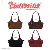 ราคา [COD] #C9967 Charming Bag CICELLE ✨ แบรนด์ CICELLE (ซี-เซล) กระเป๋าผู้หญิง กระเป๋าสะพายไหล่ หนังกลับ (1734517444664395345)