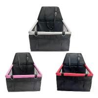 ราคา 【JING】 Dog Car Seat,Scratch Proof Durable Pet Booster Front Seat Puppy Safety Belt Stable Foldable Travel (1735408541014460264)
