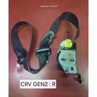ราคา เข็มขัดนิรภัย Safety belt สีเทา มีแอร์แบล็ค หน้าขวา (R)ใช้กับรถ HONDA CRV GEN2 ปี 2002-2006 ของแท้ถอด มือสอง (1735001642560816603)