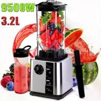 ราคา blender juicer เครื่องปั่นน้ำผลไม้ 3200ML สมูทตี้ มอเตอร์รอบสูงพิเศษ อเนกประสงค์ เครื่องปั่นสมูทตี้ เครื่องปั่นน้ำผลไม้ 8ใบมีด กำลังสูง ปั่นสมูทตี้ ปั่นน้ำแข็งได้ รุ่น7630 (1734998015700272722)