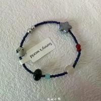 ราคา [Irresistible] Fresh and Colorful Beaded Bracelet, Niche Summer Five-Pointed Star Playful Girl's Accessory (1734917821803956083)