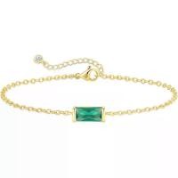 ราคา FUNEIA Birthstone Gold Bracelets for Women Non Tarnish Trendy Dainty 14K Gold Plated Bracelet Stack Stackable Blue Green May Emerald Friendship Bracelets Jewelry Gifts for Mom Best Friend (17345095041