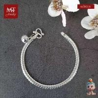 ราคา MT สร้อยข้อมือเด็กเงินแท้ ลายท้องปลิง ข้อมือ 13 ซม 925 Silver Bracelet (scb016) MT Jewelry มณีธารา (1735045992577402845)