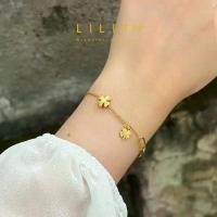 ราคา Lilith - Four leaf clover Bracelet สร้อยข้อมือ กำไลข้อมือ จี้ใบโคลเวอร์ (1735275199540201393)