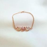 ราคา เครื่องประดับ Rock Me Jewelry รุ่น Heart Beat Bracelet แหวน ทองเหลือง ประดับพลอย (1734806121506244492)