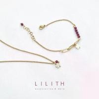 ราคา Lilith - Garnet Stone Necklace / Bracelet สร้อยคอ สร้อยข้อมือ หินนำโชค โกเมน (1735274870812477361)
