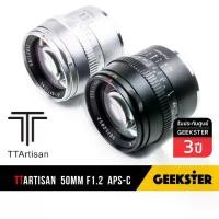ราคา TTArtisan 50mm f1.2 APSC เลนส์ละลาย 50 mm 1.2 APSC Camera Lens Fuji Sony E Olympus M43 EOS M Nikon Z (1735268599706256855)
