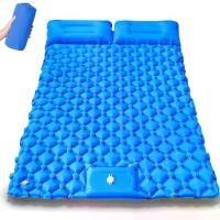 ราคา Cycling Camping แบบพกพา สองเท่า แผ่นรองนอน ทีพียู แบบเป่าลม แผ่นรองนอนเต็นท์ ขยายกว้าง น้ำหนักเบาเป็นพิเศษ ที่นอนลมสำหรับการตั้งแคมป์ (1735155706190071596)