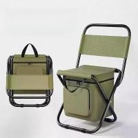ราคา เก้าอี้พับสนาม 3-in-1 (Folding Camping Chair) ลายพรางทหารพร้อมกระเป๋าเก็บความเย็น (Cooler Bag) รับน้ำหนักได้เยอะมาก เหมาะสำหรับตกปลา แคมป์ปิ้ง หรือปิกนิกกลางแจ้ง (1734918537368209086)