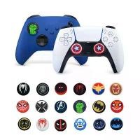ราคา 1 คู่ Disney SpiderMan Deadpool Thumb Grip ฝาครอบ Playstation PS5 PS4 Xbox Series การ์ตูน Gameing Controller อุปกรณ์เสริมของขวัญ (1735093766848349328)
