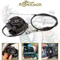 ราคา Ronxmor รถจักรยานยนต์ E-Bike Twist คันเร่ง 3 สาย Universal คันเร่ง Central Accelerator 12V 24V คันเร่ง Grip รถยนต์ไฟฟ้าความเร็ว Governor Handlebar Controller (1734953749502789446)