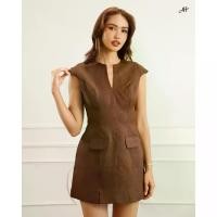 ราคา [COD] [Tiktok]Junes Hope - Alexia Dress เดรส เดรสทำงาน ชุดทำงาน ชุดเดรส เดรสสีน้ำตาล เดรสสีเทา มินิเดรส เดรสสั้น เดรสคอวี ชุดออกงาน เดรสออกงาน (1734517009891231008)