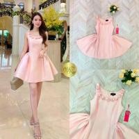 ราคา รบกวนเช็คสินค้าก่อนสั่งซื้อคะ Widelia@Real(วิเดเลียแอทเรียล) Dress เดรสสายเดี่ยว อกกุหลาบรีดเพชร (1735275017533621980)