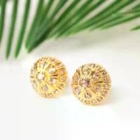 ราคา ต่างหูเพชรแท้ทรงร่มฉัตรGenuine diamond earrings (1735387875023488423)