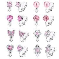 ราคา New Unicorn Ear Clips Cat Heart Rainbow Children's Accessories New Wish Earrings (1733579118387824099)