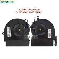 ราคา Laptop CPU Fan พัดลมระบายความร้อนสำหรับแล็ปท็อป HP Spectre X360 15T-Df 15T-Df000 15-Df โน้ตบุ๊กพีซี พัดลมระบายความร้อน CPU GPU รุ่น L38109-001 L38108-001 ใหม่ (1734731477351761097)