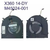 ราคา Laptop CPU Fan พัดลมระบายความร้อนสำหรับแล็ปท็อป Tpn-W146 สำหรับ HP PAVILION X360 CONVERTIBLE 14-Dy 14M-Dy 14-Dy0013tu 2-In-1 M45024-001 ชุดระบายความร้อน CPU ใหม่ (1734731225513690313)
