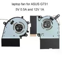ราคา Laptop CPU Fan พัดลมระบายความร้อน CPU สำหรับแล็ปท็อป Asus ROG Strix G17 G731g G731gv G731gw G731 พัดลมการ์ดจอ GPU คูลเลอร์ DC 12V 5V 13Nr01q0p04011 (1734731258490553545)