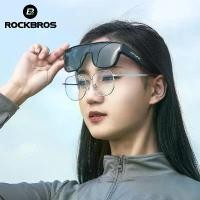 ราคา [จัดส่งทันที] ROCKBROS Polarized Sunglasses for Men Women Cycling Sun Protection Anti-UV Driving Fishing Camping Sunglasses Super Light Running Sunglasses Can Wear with Myopia Glasses (173469753565849