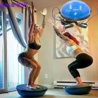 ราคา ฟิตเนส BOSU ลูกโยคะ hemisphere สมดุลลูกคลื่นลูกความเร็ว Balance Ball Trainer Fitness Ball Bosu Ball Yoga ball เทรนเนอร์บอล บอลสำหรับโยคะ ลูกบ (1735359773840279254)