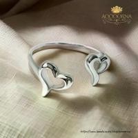 ราคา 925 Sterling Silver Ring, Size No.47 Mm., Heart Ring, Silver Ring White Gold Color Metal, Heart-Shaped Ring, Gift Ring, Valentine's Day Ring (1734477457986848176)