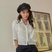 ราคา Newsboy Hat H016DBPU หมวกนิวส์บอย คาดกระดุม (1734555548910978990)