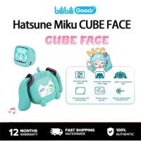 ราคา Original BilibiliGoods Hatsune Miku CUBE FACE LCD Touch Screen Real Wireless Bluetooth Headphones (1735459065259066677)