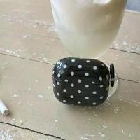ราคา imd headphones black white polka dot phone case for Apple AirPods Pro 2nd generation headphones Apple Air (1735385740570101019)