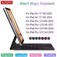 ราคา 【Crystal】 Magnetic Magic Keyboard For iPad Air 13 inch M3 M2 Case for iPad Pro 12.9 3rd 4th 5th 6th Gen TouchPad Backlight Keyboard Cover (1734850415256176040)