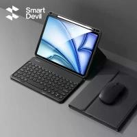 ราคา SmartDevil iPad Keyboard Case for iPad Pro iPad Air iPad Air 5 Air 4 iPad 10th Gen iPad 7th / 8th / 9th Gen 11 / 13 / 10.9 / 10.2 / 9.7 inch iPad 2024 Detachable Leather Stand Co (1734537128243135786)